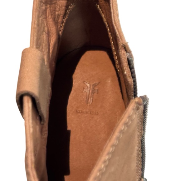Frye Like New Reina Leather Ankle Boots - Picture 5 of 9